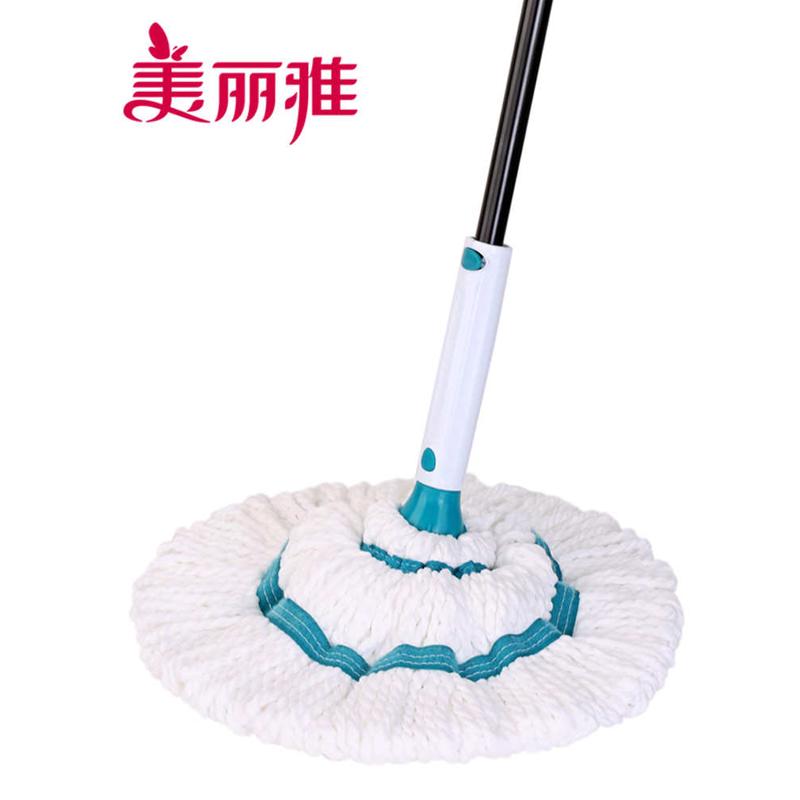 J6DA自拧水拖把免手洗不锈钢杆吸水地板拖家用旋转式拖布一拖净