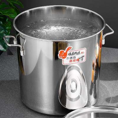 commercial stainless steel soup bucket with lid large