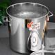 soup steel bucket with large commercial lid stainless