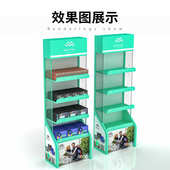 工厂定制展架日用品精品洗护母婴饰品陈列架亚克力pvc落地展示架