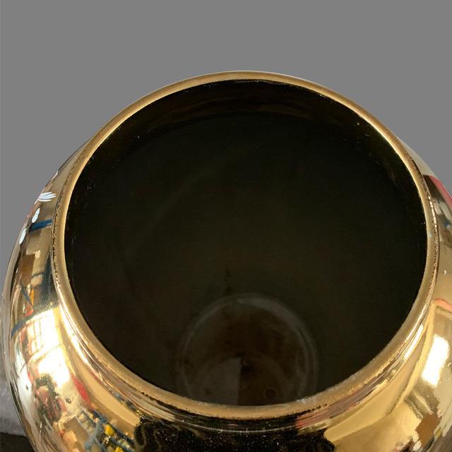 新中式家居饰品客厅陶瓷花瓶工艺品摆设罐子落地摆件样板房软装饰