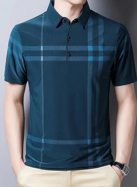 Mens Shirts Summer Polo Shirt Men Tops Casual T-shirt Mens