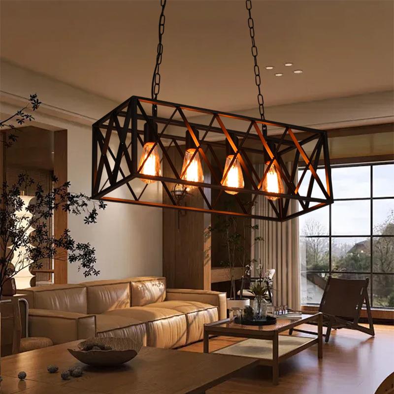 复古工业风店铺服装店酒吧怀旧理发店创意个性吧台灯餐厅装饰吊灯