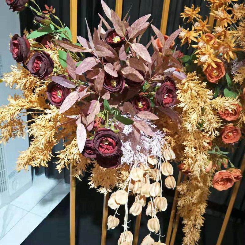 仿真植物桉树叶 家居装饰仿真假花婚庆花束 摆拍道具桉树叶子