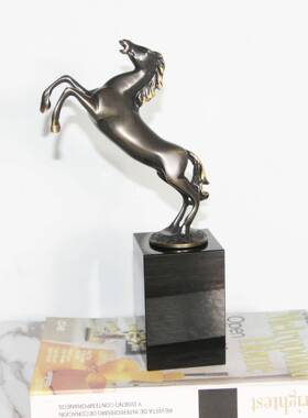 柜欧式马摆件铜欧书房书柜摆件式美式创意客厅电视家居4288饰品