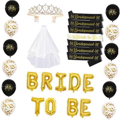 Bridal Shower Decoration Set Bachelorette Party Bride to Be