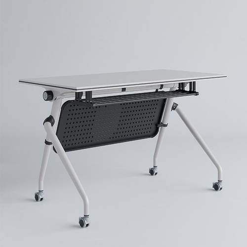 新款直销折叠会议培训桌椅组合可移动拼接折叠职员办公简约学生课