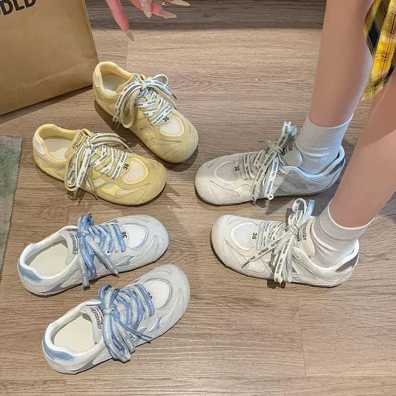 运动鞋透气增高春秋鞋带老爹鞋