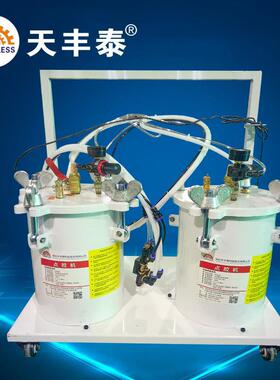 供应 10L大流量1：1双组份灌胶设备 AB动态点胶设备带搅拌功能