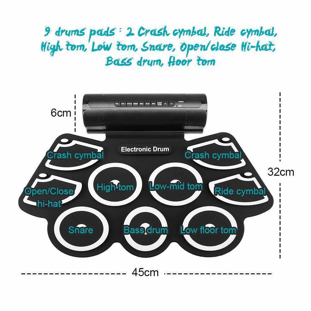 手卷架子鼓成人初学内置双喇叭便携式打击乐厂家批发数码,乐器/吉他/钢琴/配件,军镲,淘宝优惠券,粉丝福利购,淘宝优惠卷