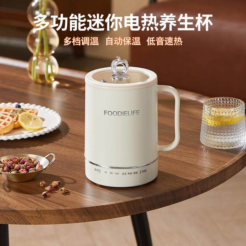 一人小型养生杯迷你可携式烧水壶办公室多功能电热水杯旅行宿舍