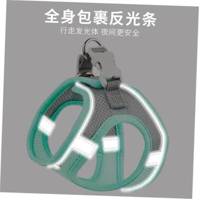 Breathable Cat Harness Leash Escape Proof Pet Clothes vest