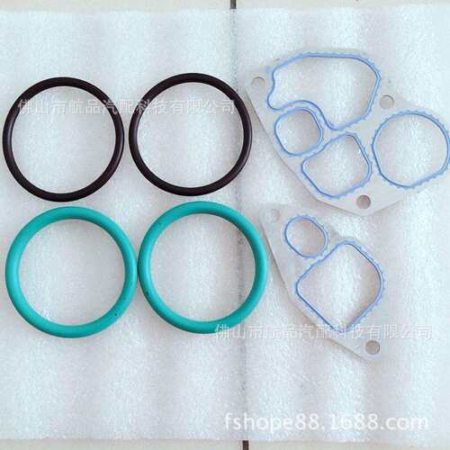 适用福特F150/250/350机油冷却器O型圈垫片F4TZ6A636A1C3Z6K649