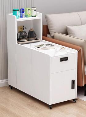 实木可沙发边轻柜奢侧边柜岩板客Qxh5PZPi厅小桌茶子几现代家用移