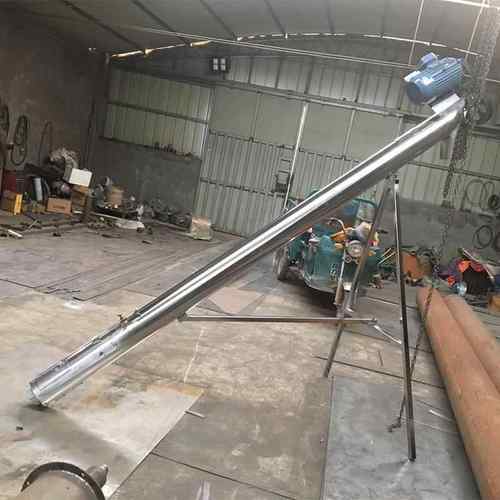 160管径3米长度提升2米高度颗粒上料机螺旋绞龙螺杆提升机价格