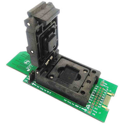 厂家手机字库烧录座短接口转SD eMMC169FBGA153测试座烧录座