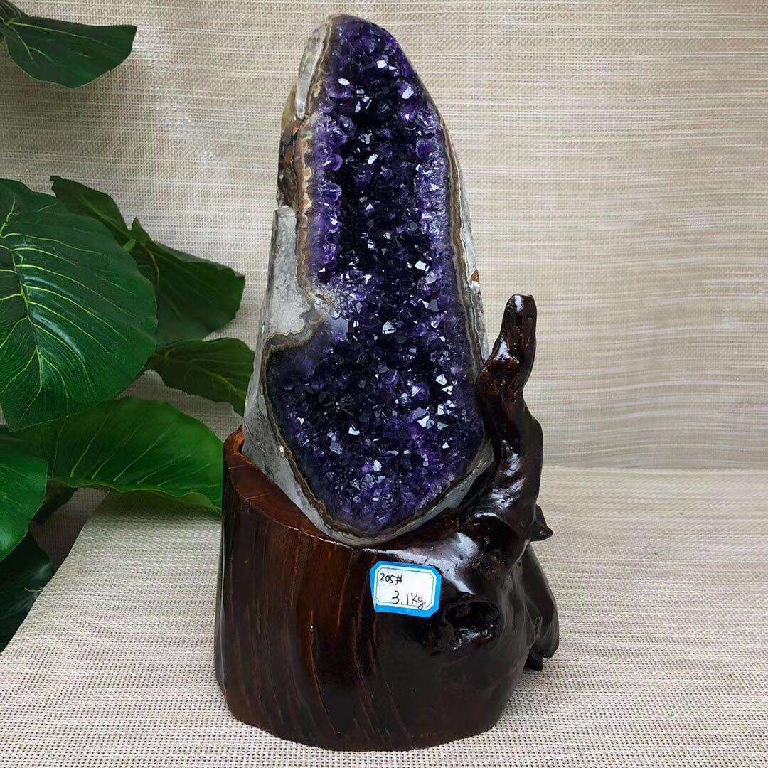 天然紫晶洞摆件紫晶块紫晶簇紫晶洞聚宝盆摆件水晶洞紫晶洞