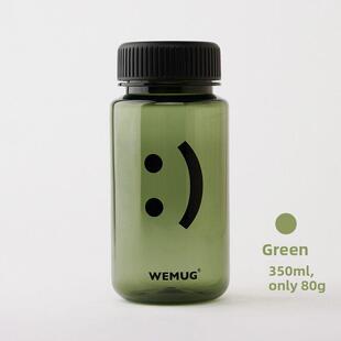 香港WEMUG笑脸迷你水杯户外便携运动水杯塑料随手杯咖啡杯随行女
