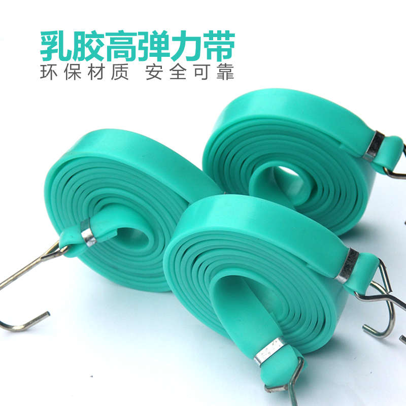 电动车箱自行车乳胶绑带捆绑绳摩托车挂钩快递绑货带弹力行李绳子