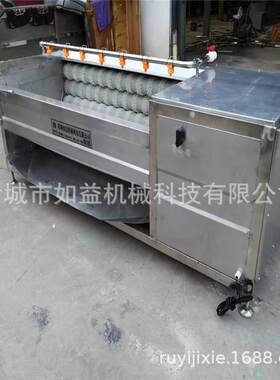 花蛤去毛刷清OBN洗去皮优质机猪蹄清洗果蔬毛机辊清洗皮流水线