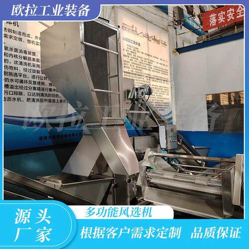多功能花生玉风米选机 辣椒洗水加1000工流线 不锈钢大枣筛清选设