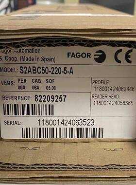 发格FAGOR封闭式光栅尺.S2ABC50-170-5-A/S2ABC50-220.EC-6B-O