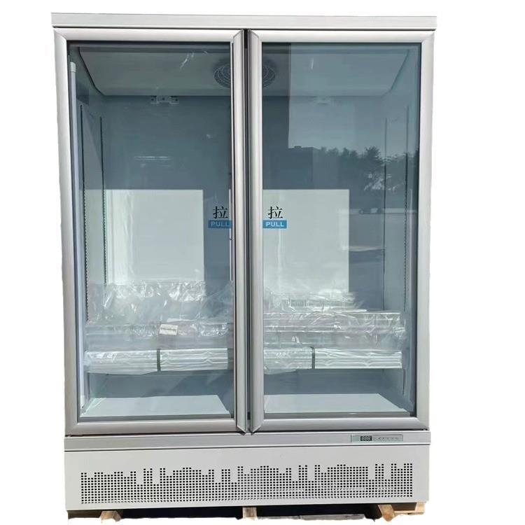 超市专用双门冰柜双门冷藏冷冻展冷藏展示柜