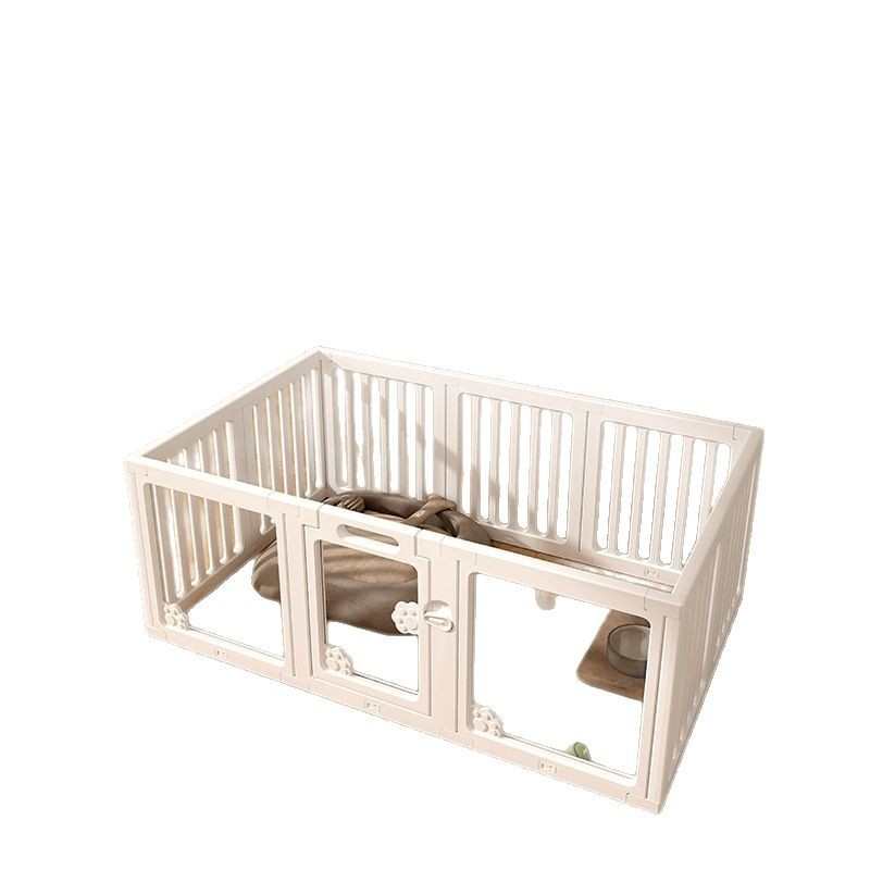 小型狗可视接犬力拼家用宠物狗笼子栅栏围栏亚克隔离全景透明室内