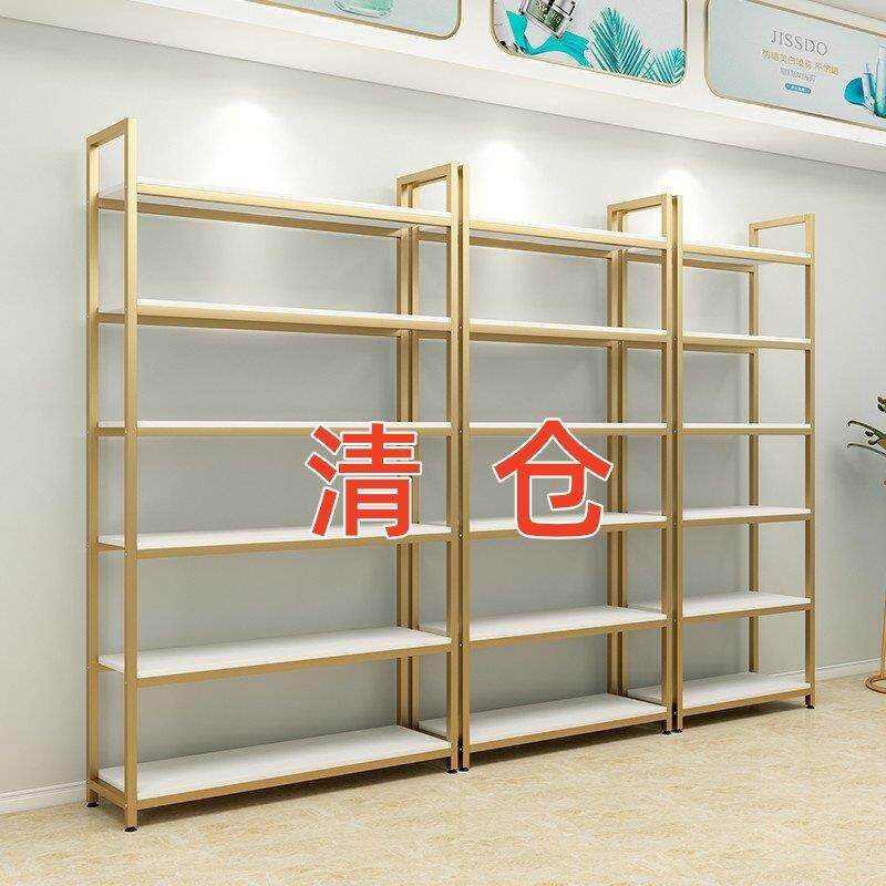 钢木货架落地置物架多层展示架样品陈列架阳台置物架书架收纳层架