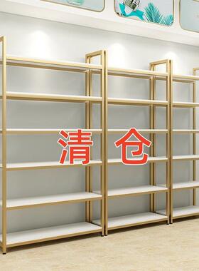 钢木货架落地置物架多层展示架样品陈列架阳台置物架书架收纳层架