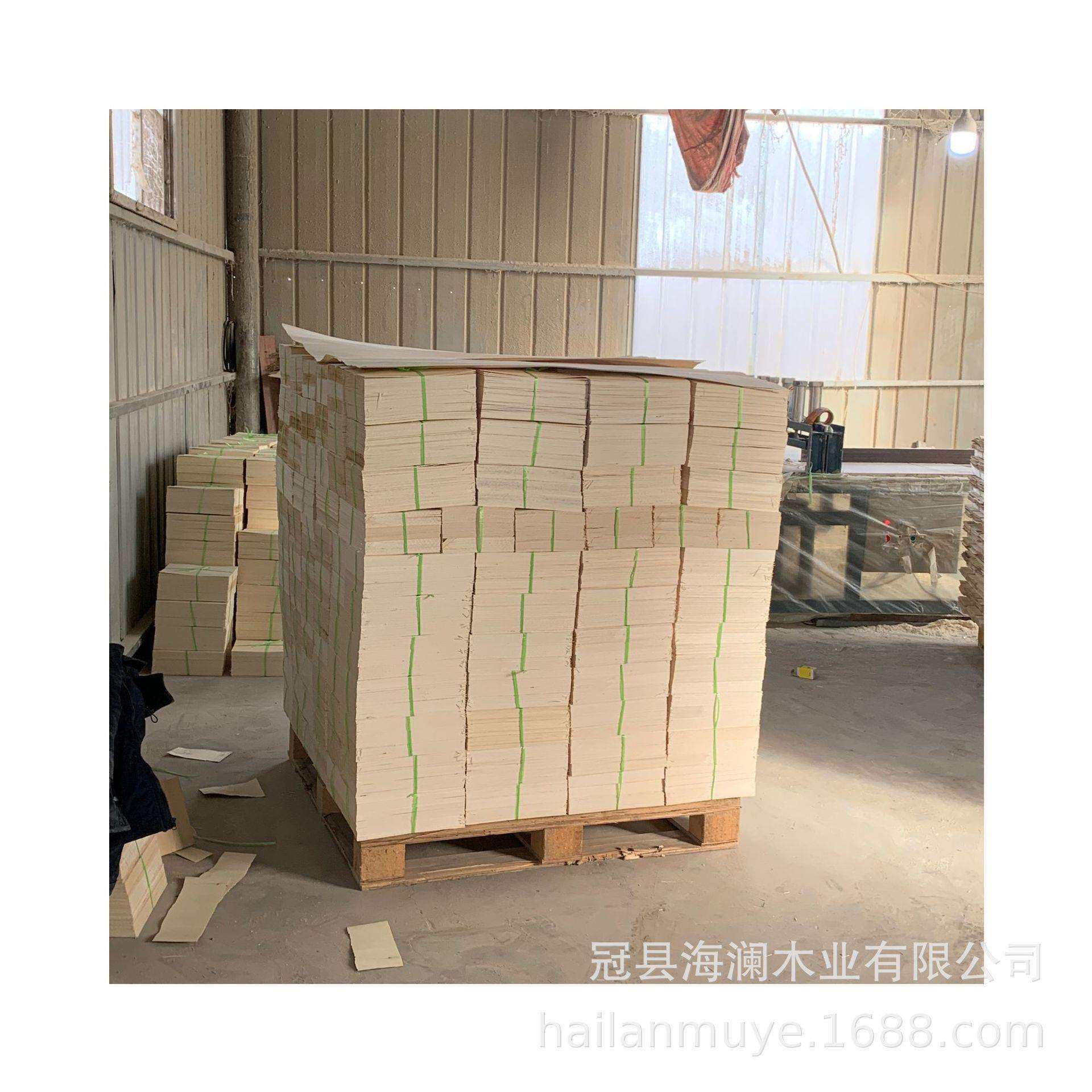 杨木板皮加工指甲锉优质的板皮加工杨木质地细腻性稳纤维结构