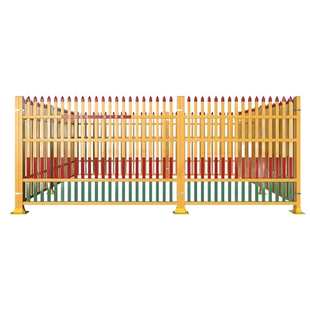 绝缘箱变护栏固定式电力安全栅栏玻璃钢户外油田隔离栏变压器围栏