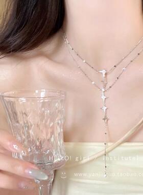 ins日韩简约爱心蝴蝶项链项链