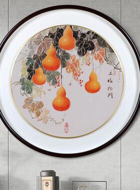 手工五福临高门芦走入户玄关装饰画档廊过85525583道立体挂画新款