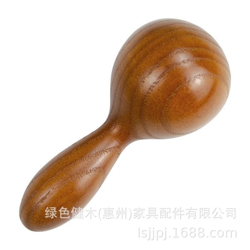 实木按摩器刮痧板擀筋棒经络疏通按摩杯滚轮棒头部按摩器按摩套装