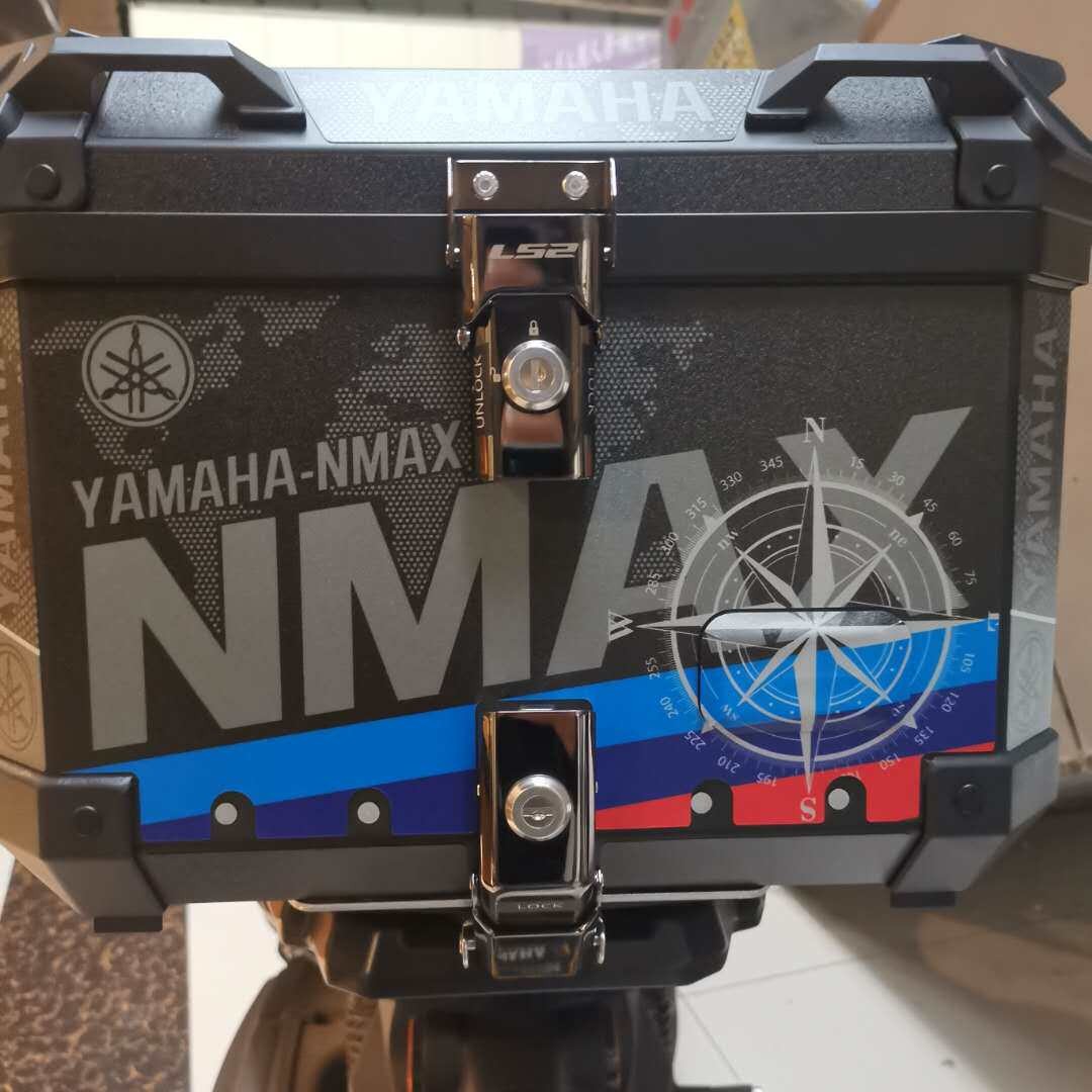 XMAX300NMAX150 NMAX尾箱贴纸摩托车萝卜边箱贴画反光耐磨