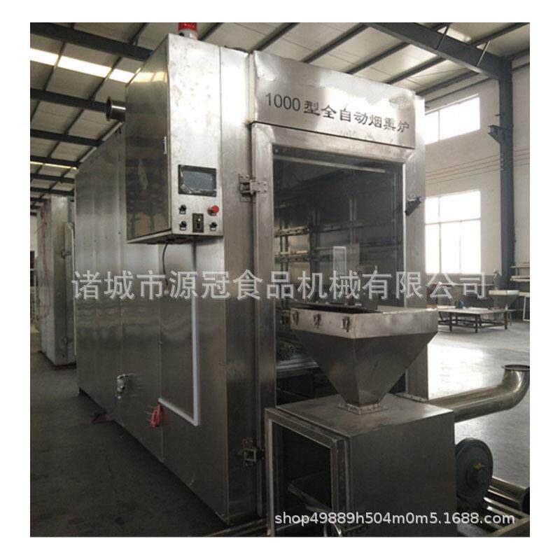 四川腊肠专用烟熏炉 全自动香肠熏烤箱 火腿肠全套加工设备厂家