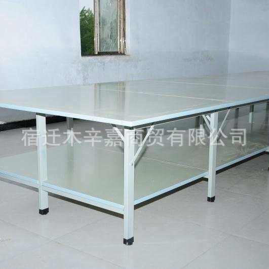 服装厂双层桌子裁剪台组合裁床案板两层裁剪桌耐磨打包检验工作台