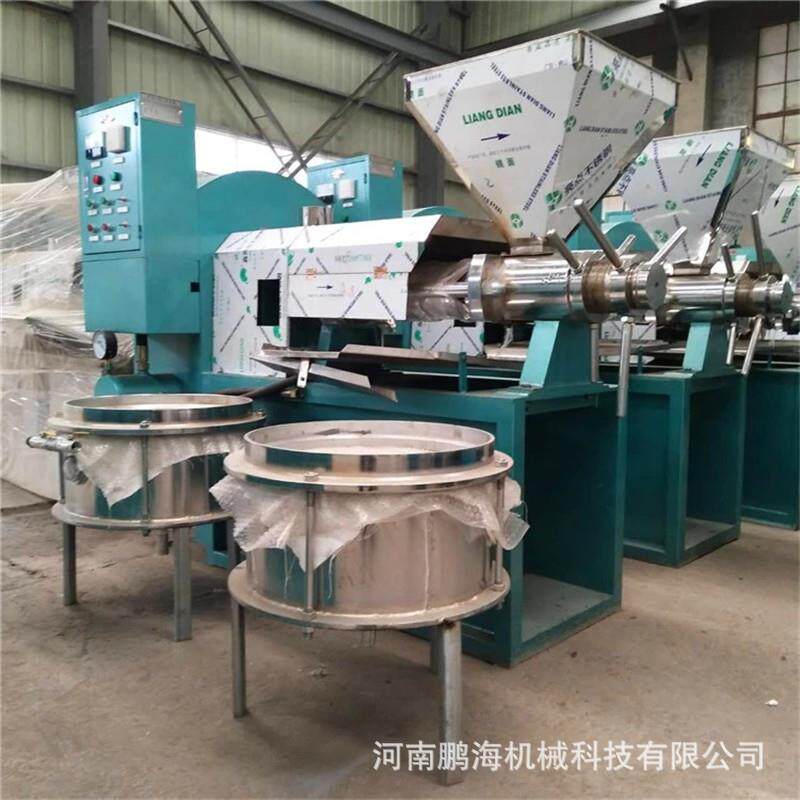125型全自动榨油机油坊大型商用多种功能榨油机冷热两用油脂设备