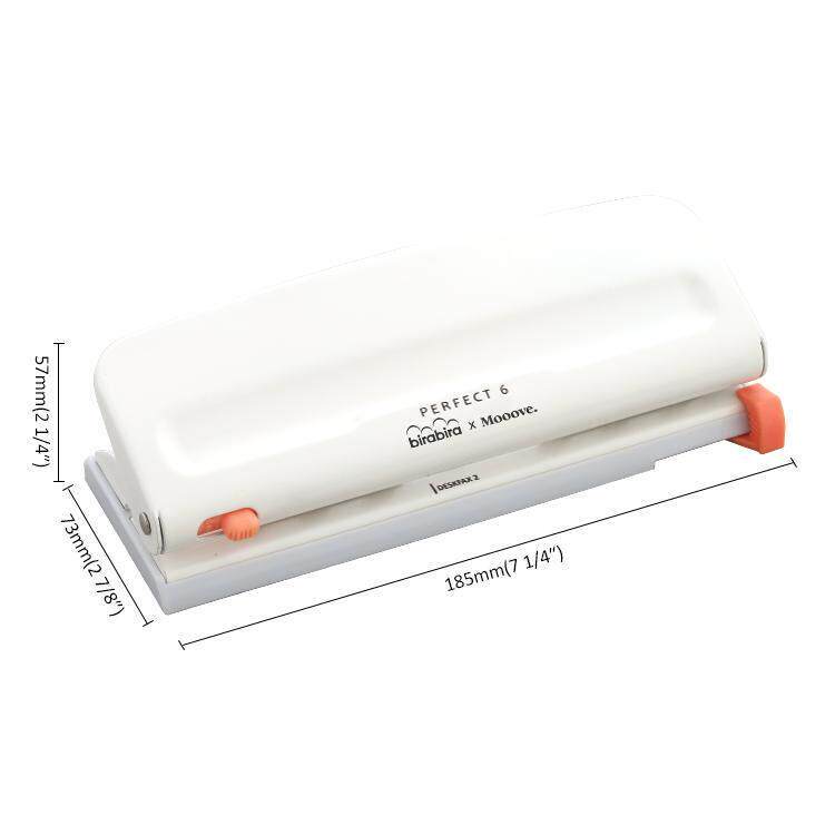 新品 5mm孔径 bira代购 可调节六孔打孔器 多功能全尺寸6孔打孔器