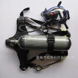 空气呼吸器正压式6.8L纤维碳瓶RHZKF9升便携式过滤面罩