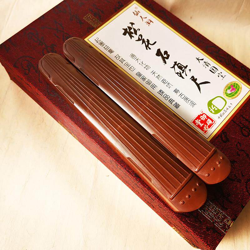 镇纸 松花石镇尺 古琴造型压纸 老坑石材雕刻 笔墨纸砚御砚堂文镇