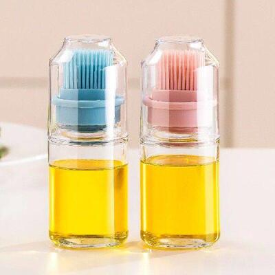 150ml 2-In-1 Oil Bottle With Brush Large Capacity Measuring