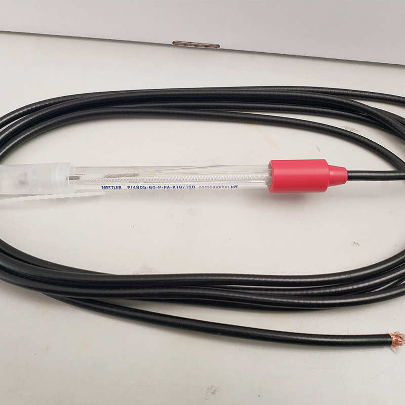 在线勒托利多pt4805-p玻璃探头计分析仪电极60orpph水质梅特-电极