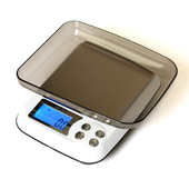 批发高精度DM3翻盖型珠宝秤 小台秤电子小天平 克称0.1g可充电式