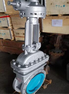 两相流对夹式排渣闸阀LXLZ71Y-10C铸钢法兰排渣闸阀DN150