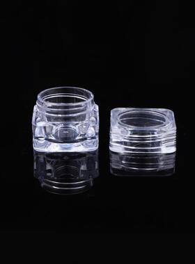Factory stock 5g square transparent cream jar, nail art acce
