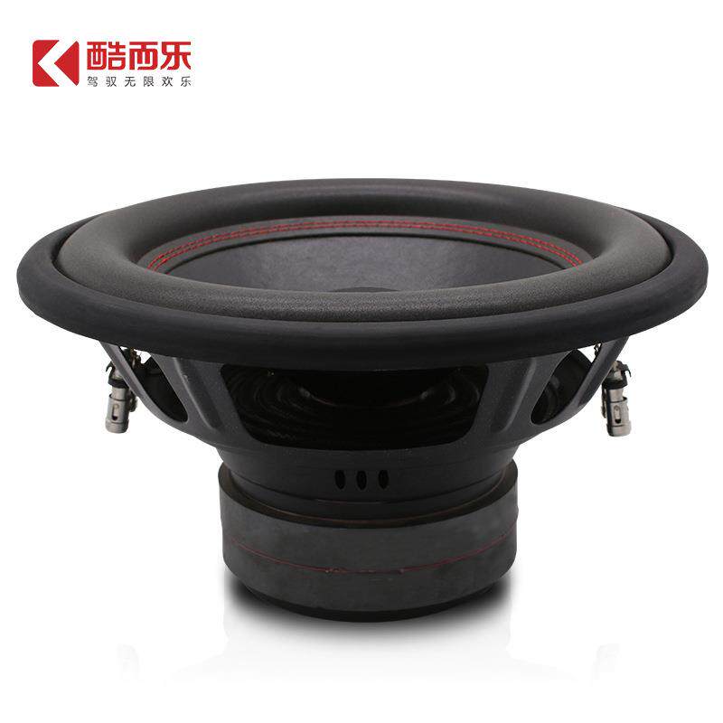 厂家双音圈纯低音音响改装扬声器12寸超重低音汽车喇叭