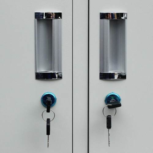 钢制浴更衣柜九门铁皮储柜员室工宿舍MT-798更衣柜健身物房带锁9