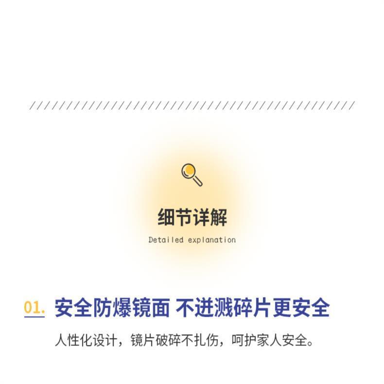 身无品牌/穿衣镜女生网红卧室轻全奢化妆镜子挂墙镜衣立体试镜家用落包邮
